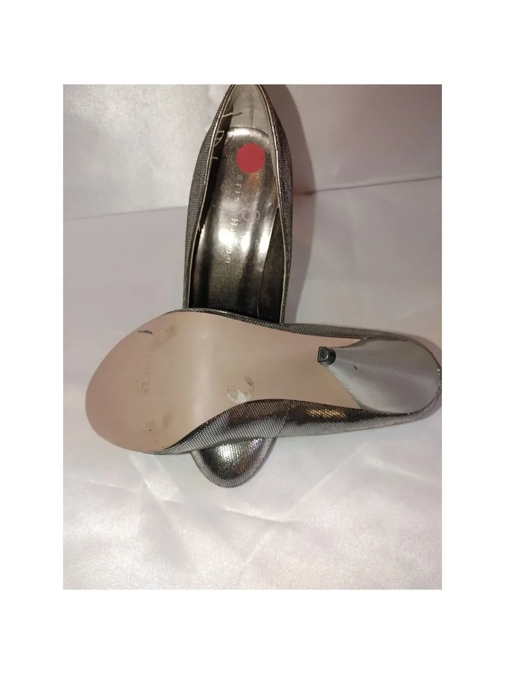 Paris Hilton Chico Heels Size 8
